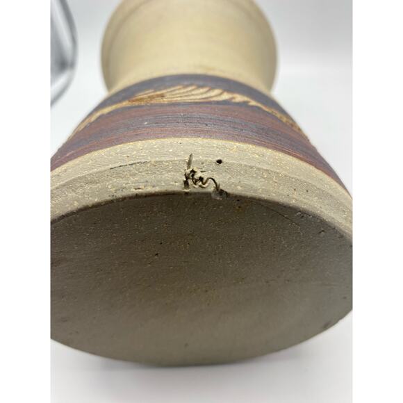 Beautiful Studio pottery vase, signed - Picture 5 of 8